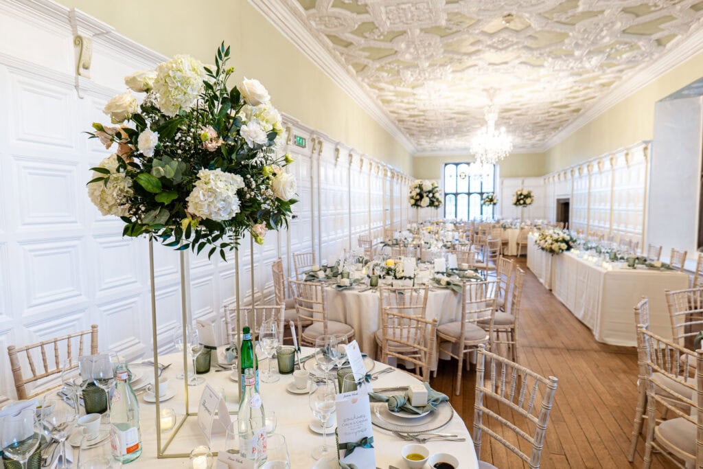 Hengrave Hall wedding flowers by Little Tin Shed