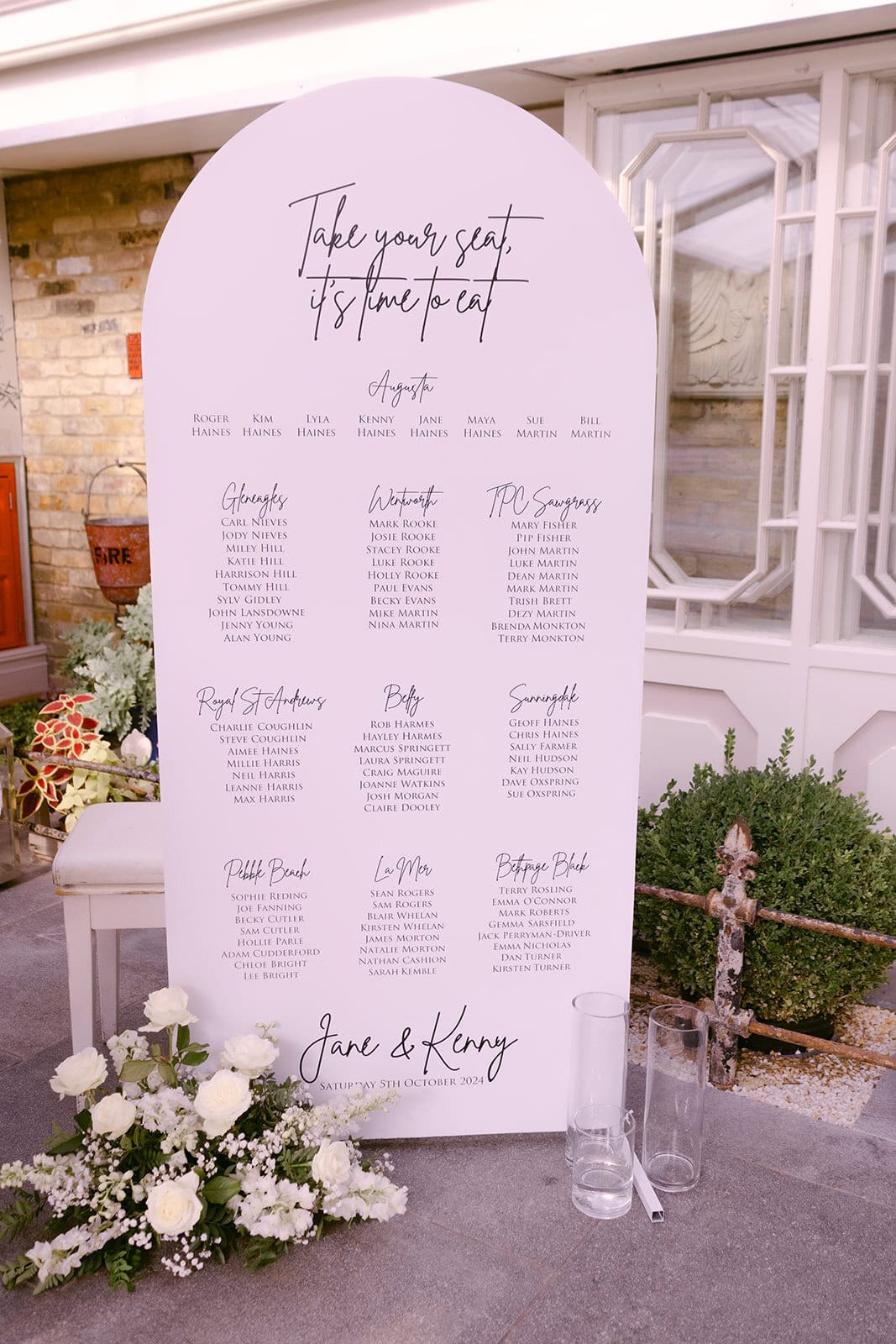 Weding Flowers at Friern Manor by Little Tin Shed