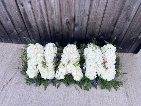 Nan funeral flower tribute