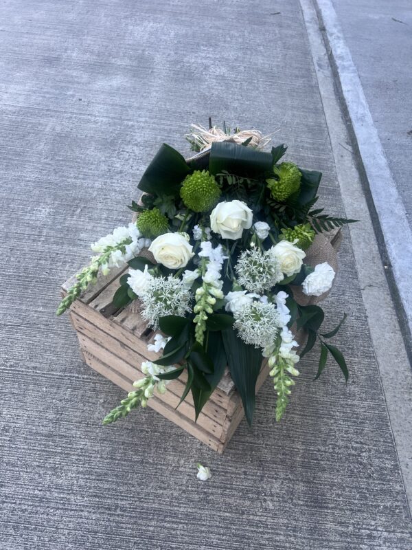 funeral flower tribute sheaf