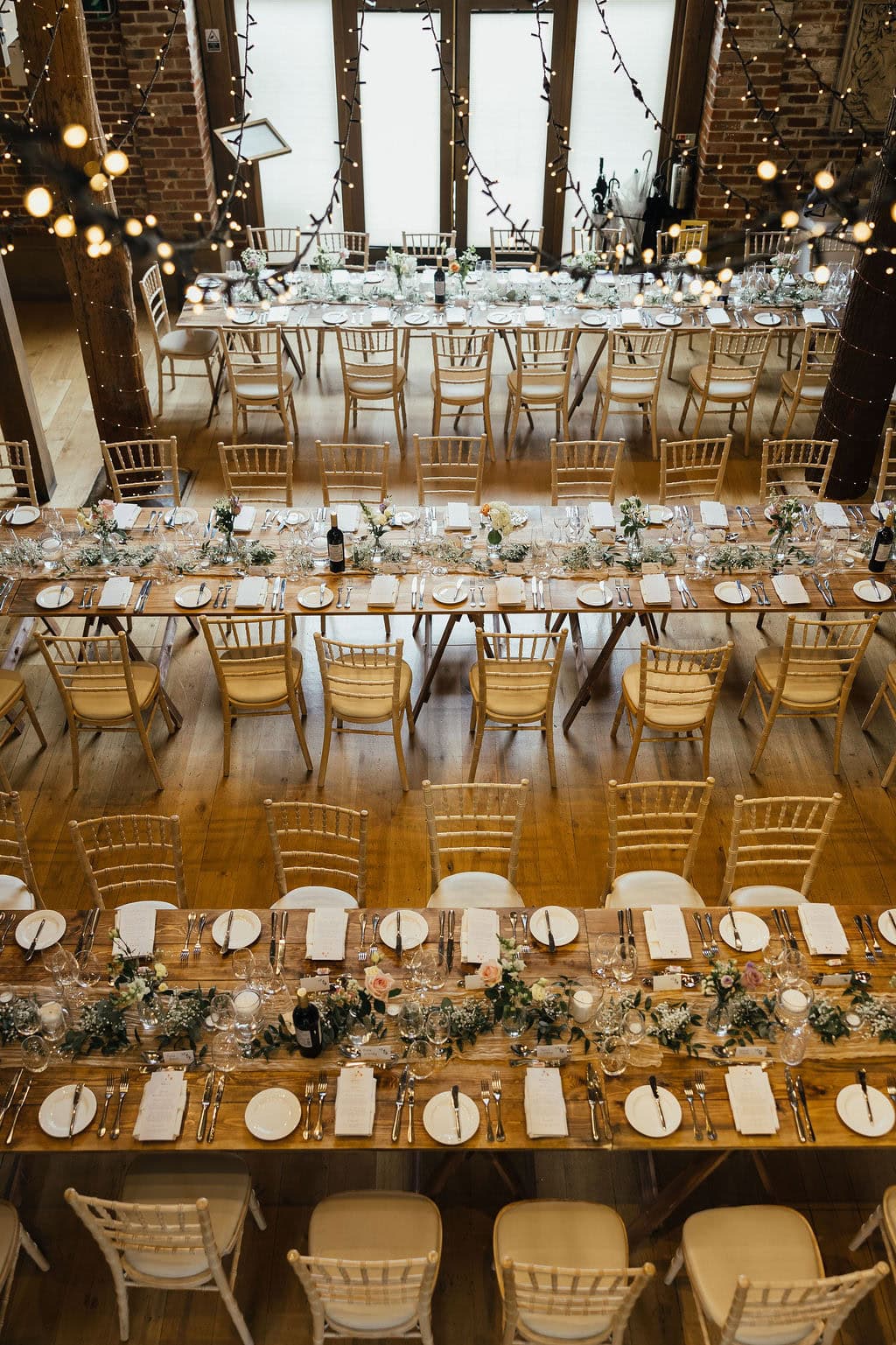 Summer long table inspo Gaynes Park Wedding flowers