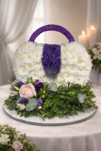 Handbag funeral tribtute