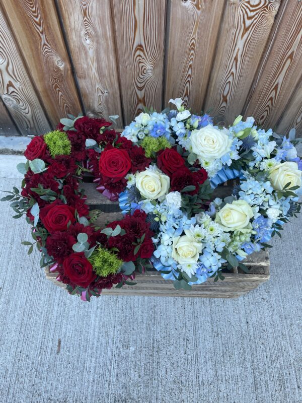 West Ham double heart foral tribute