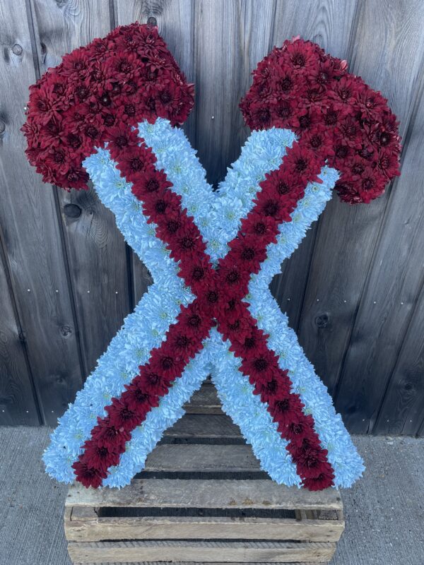 Hammers Funeral flower Tribute