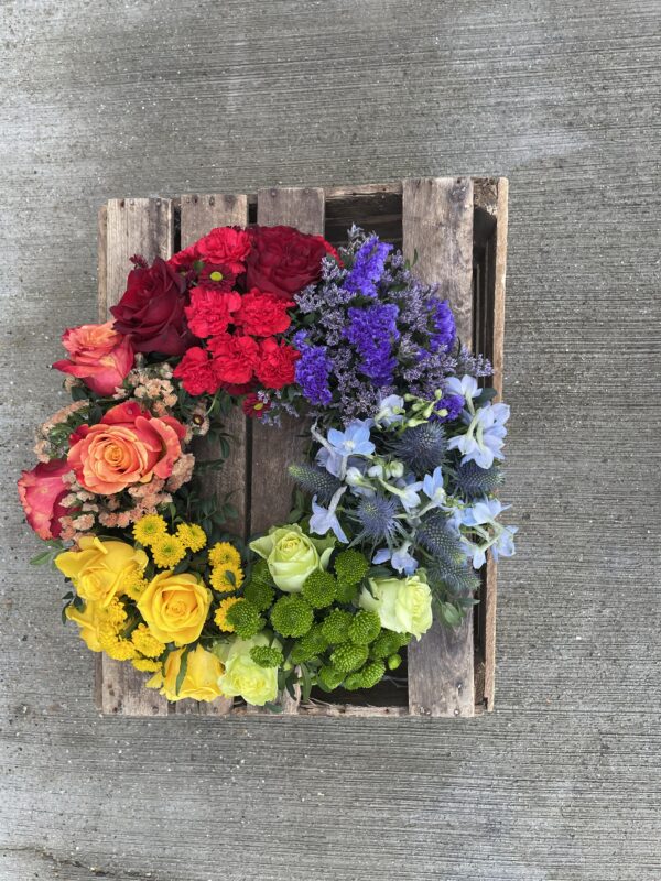 Rainbow Wreath