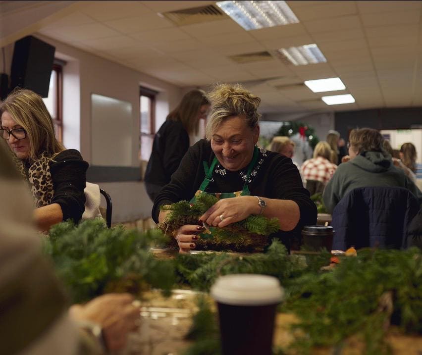 Christmas Wreath making workshop Essex