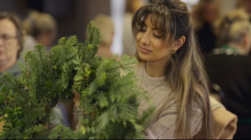 Christmas Wreath making workshop Essex