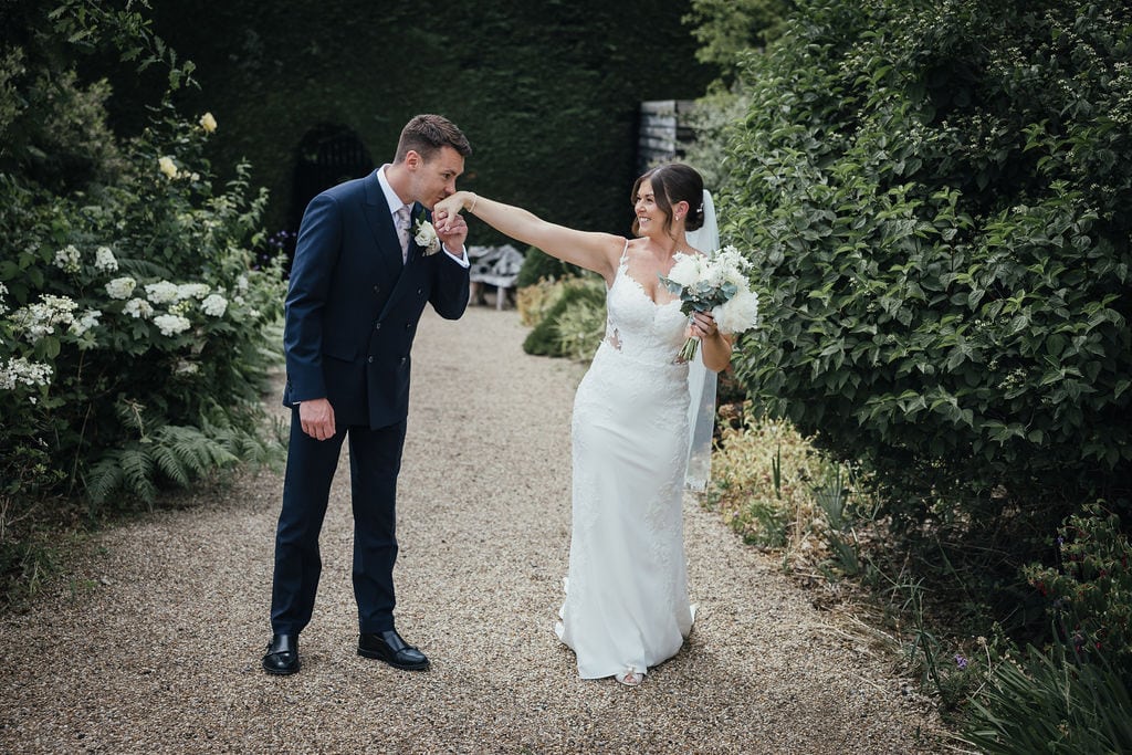 Gaynes Park, white and green wedding flowers, by Little Tin Shed